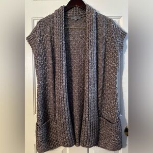 CLASSIQUES ENTIER L Eclectic Grandpa Cabincore Cottage Chunk Wool Mohair Sweater